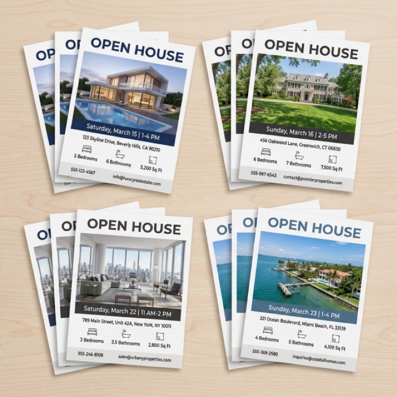 Open House Flyer Design